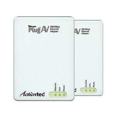 Actiontec MegaPlug AV 200 Mbps Ethernet Adapter Kit - bridge - desktop