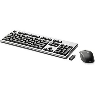 Wireless Keyboard and Mouse - Keyboard - wireless - 2.4 GHz - mouse - USB wireless receiver