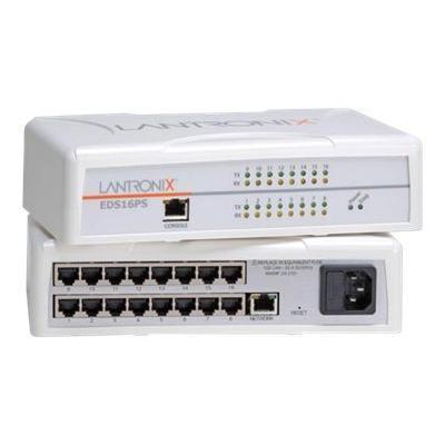 Lantronix EDS016PS-02 Device Server EDS 16PS - Device server - 16 ports - 10Mb LAN 100Mb LAN RS-232 Lantronix EDS016PS-02 Device Server EDS 16PS - Device server - 16 ports - 10Mb LAN 100Mb LAN RS-232