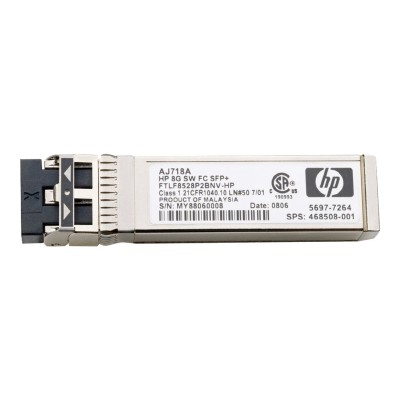 Hewlett Packard Enterprise Aj906a Short Range - Sfp  Transceiver Module - For Blc7000 Three-phase Enclosure  Storageworks Sn6000c 16  Sn6000c 32