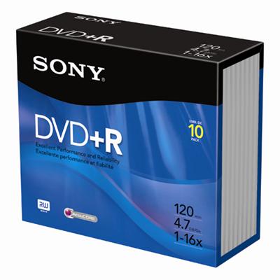 DPR47R4 - DVD+R x 10 - 4.7 GB - storage media