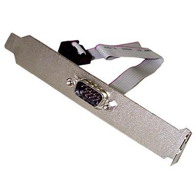 9 Pin Serial Male to 10 Pin Motherboard Header Slot Plate Adapter - serial panel - 9 in