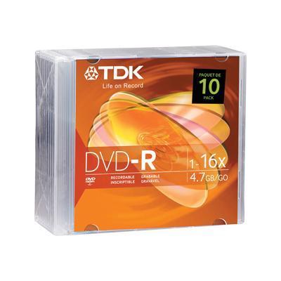 DVD-R x 10 - 4.7 GB - storage media