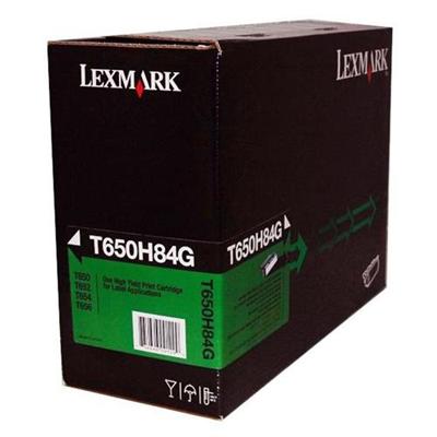 Lexmark T650H84G High Yield black original toner cartridge for T650dn 650dtn 650n 652dn 652dtn 652n 654dn 654dtn 654n