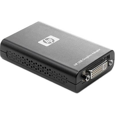 HP Inc. NL571AA External video adapter USB DVI for EliteDesk 800 G2 EliteOne 800 G2 ProDesk 400 G3 490 G3 600 G2 ProOne 400 G2 600 G2