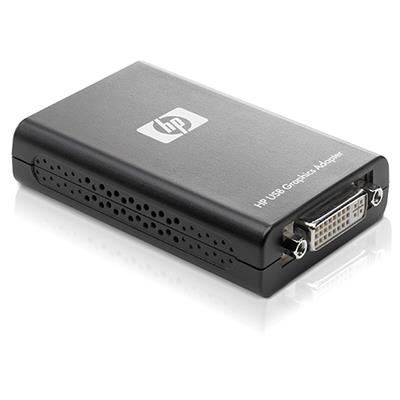 HP Inc. NL571AT External video adapter USB DVI for EliteDesk 800 G2 EliteOne 800 G2 ProDesk 400 G3 490 G3 600 G2 ProOne 400 G2 600 G2