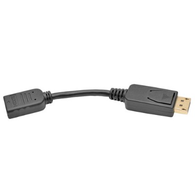 TrippLite P136-000 DisplayPort to HDMI Converter 1920x1200/1080p (M/F) 6-in. TrippLite P136-000 DisplayPort to HDMI Converter 1920x1200/1080p (M/F) 6-in.