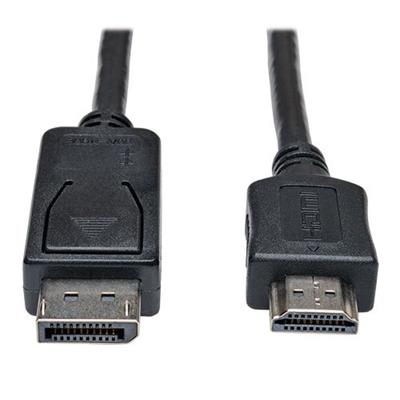 TrippLite P582-006 DisplayPort to HD Cable Adapter HDCP 1080P M/M 6' 6ft TrippLite P582-006 DisplayPort to HD Cable Adapter HDCP 1080P M/M 6' 6ft
