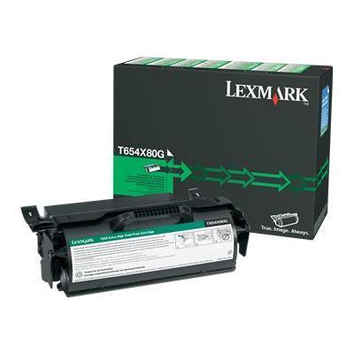 Lexmark T654X80G Extra High Yield black original toner cartridge for T654dn 654dtn 654n