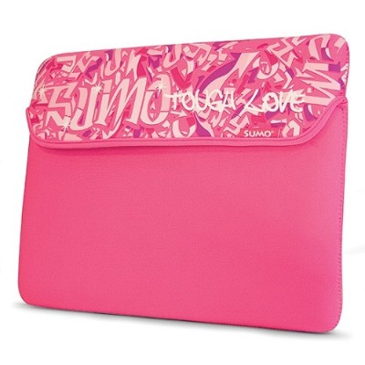 Sumo Graffiti Sleeve for iPad and 8.9 Netbooks - Pink