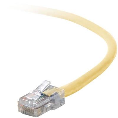 Belkin A3L980 07 YLW High Performance Patch cable RJ 45 M to RJ 45 M 7 ft CAT 6 yellow for Omniview SMB 1x16 SMB 1x8 OmniView SMB CAT5 KVM Swi
