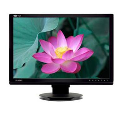 724 - LCD display - TFT - 24 - widescreen - 1920 x 1200 / 60 Hz - 250 cd/m2 - 1000:1 - 6 ms - 0.27 mm - DVI-I  DVI-D