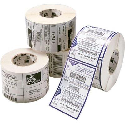Zebra Tech 10010055 Z Select 4000D 7.5 mil Tag Perforated 7.5 mil bright white 3.25 in x 1.87 in 7020 label s 6 roll s x 1170 tags for GK Series G