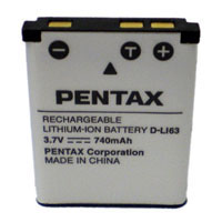 Pentax Imaging 39587 D Li63 - Camera Battery Li-ion 740 Mah