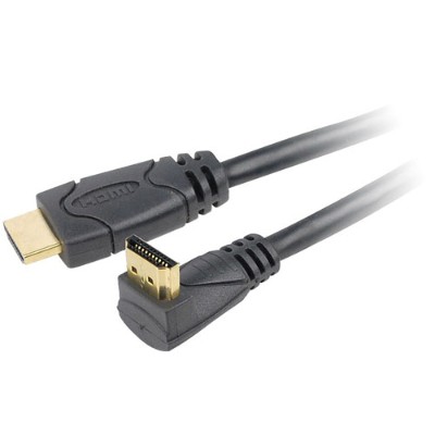 SIIG CB HM0122 S1 90 Degree to 180 Degree HDMI Cable HDMI cable HDMI M to HDMI M 6.6 ft double shielded right angled connector