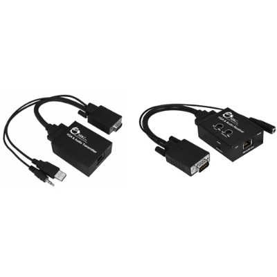 SIIG CE VG0112 S1 VGA Audio Extender Kit Video audio extender up to 1080 ft