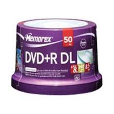 DVD+R DL 8.5 GB Storage Media - 50 Pack