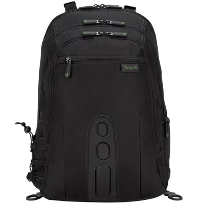 Targus TBB013US 15.6” Spruce EcoSmart Checkpoint Friendly Backpack Black