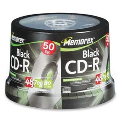50PK MEMOREX CDR 700MB-80MIN 48X SPINDL