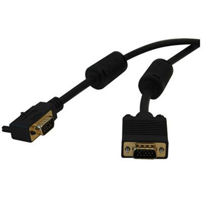 TrippLite P502-025-RA 25ft SVGA Gold Right-Angle Monitor Cable with RGB Coax HD15M/M TrippLite P502-025-RA 25ft SVGA Gold Right-Angle Monitor Cable with RGB Coax HD15M/M