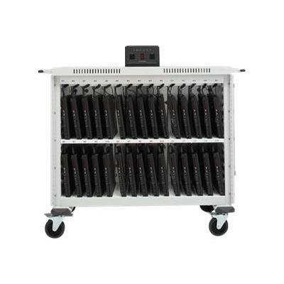 Basics 30 Computer Intelligent Laptop Cart LAP30ULV-CT - Cart for notebook - steel - concrete powder by Bretford Manufacturing
