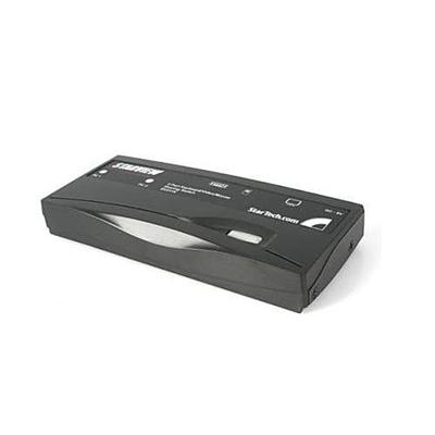 2 Port Black PS/2 KVM Switch Kit with Cables - KVM switch - 2 ports - desktop