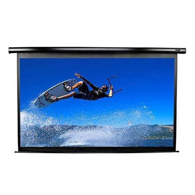 MaxWhite VMAX2 Plus2 Series ezElectric / Motorized Screen - 135 Diagonal in Black Case