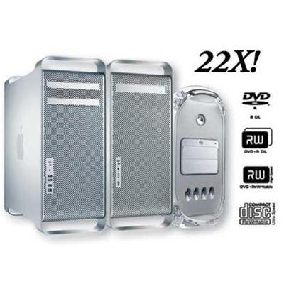 SuperDrive 22X Internal DVD±R RW Upgrade w Double Layer Support for Mac Pro and Power Mac by MCE