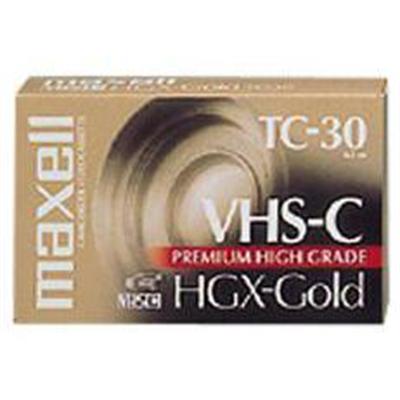 Maxell 203020 Hgx-gold Tc-30 - Premium - Vhs-c Tape - 2 X 30min