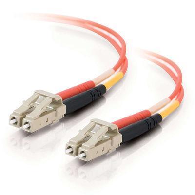 Cables To Go 14509 10m LC LC 50 125 OM2 Duplex Multimode PVC Fiber Optic Cable USA Made Orange Patch cable LC multi mode M to LC multi mode M 33 f
