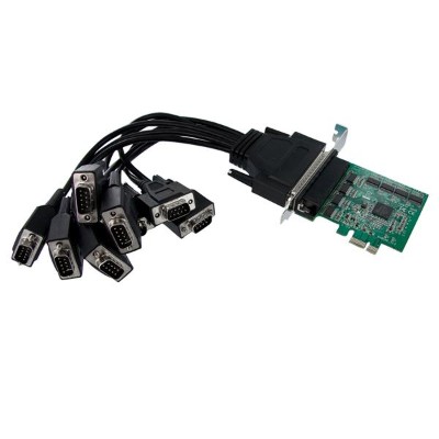 8 Port Native PCI Express RS232 Serial Adapter Card with 16950 UART - serial adapter - 8 ports