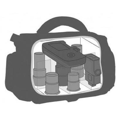 Peking 21 classic photo bag features main compartment with the addition of two end and one front compartment to keep... by Vanguard