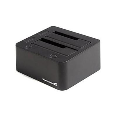 eSATA USB to SATA External HDD Dock for Dual 2.5 or 3.5in Hard Drive - storage controller - SATA-300 - Hi-Speed USB / eSATA-300