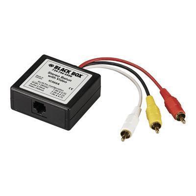 Black Box Ic569a Composite Video/stereo Balun - Video/audio Extender