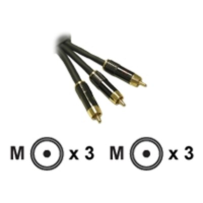 Cables To Go 40090 Sonicwave Rca Audio/video Cable - Video / Audio Cable - Rca (m) - Rca (m) - 75 Ft - Triple Shielded - Gray