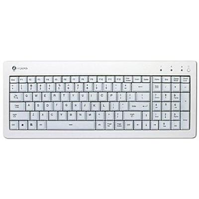 I-Rocks KR-6820E-WH Compact LED Back-lit Slim USB Keyboard - keyboard
