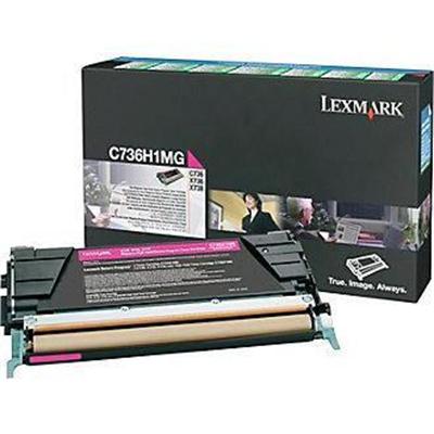 Lexmark C736H1MG High Yield magenta original toner cartridge LCCP LRP for C736dn 736dtn 736N X736de 738de 738dte