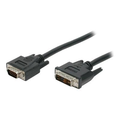 StarTech.com DVIVGAMM10 10 ft DVI to VGA Display Monitor Cable Video cable HD 15 M to DVI A M 10 ft black for P N USB2VGADVI