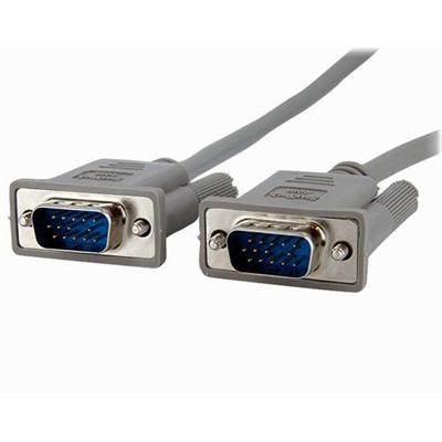 StarTech.com MXT101MM15 15 ft Monitor VGA Cable HD15 MM VGA cable HD 15 M to HD 15 M 15 ft gray for P N DP2VGA3 HD2VGAMICRO MCHD2VGAE2 MDP2V