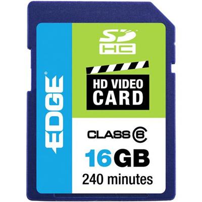 Edge Memory PE222604 16GB Edge Sdhc Hd Video Card Class 6 Edge Memory PE222604 16GB Edge Sdhc Hd Video Card Class 6
