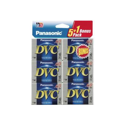 AY DVM60EJ6B - LinearPlus - Mini DV tape - 6 x 60min
