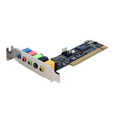 5 Channel Low Profile PCI Sound Adapter Card – 24 Bits - sound card