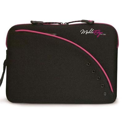 Ultra Portable SlipSuits 10 Netbook Sleeve - Black/Pink