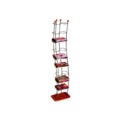 Atlantic 1386 Tower ( wave ) - wood steel - cherry matte black - 74 x DVD Atlantic 1386 Tower ( wave ) - wood steel - cherry matte black - 74 x DVD
