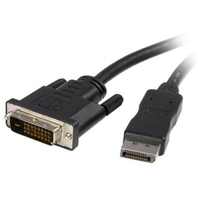 StarTech.com DP2DVIMM6 6 ft 2m DisplayPort to DVI Video Converter Cable M M 2 Meter DP to DVI Cable Adapter