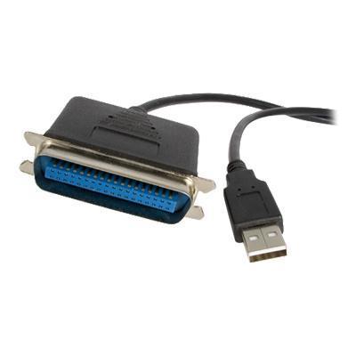 StarTech.com ICUSB128410 USB to Parallel Printer Adapter Parallel adapter USB IEEE 1284 black