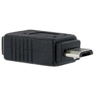 StarTech.com UUSBMUSBMF Micro USB to Mini USB 2.0 Adapter M F USB adapter Micro USB Type B M to mini USB Type B F black
