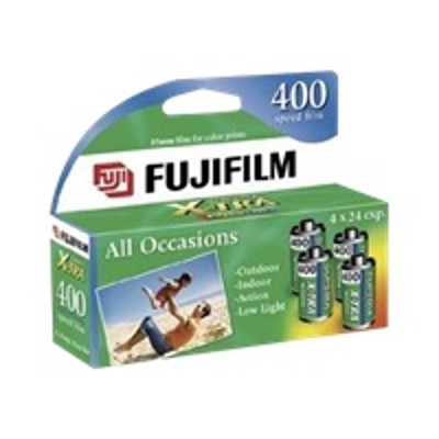 Fujifilm 15717672 Superia X-tra 400 - Color Print Film - 135 (35 Mm) - Iso 400 - 24 Exposures - 4 Rolls