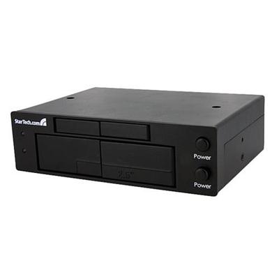 Startech Satadock525 5.25in Bay Mounted 2.5in And 3.5in Sata Hard Drive Dock - Storage Bay Adapter - Sata 3gb/s