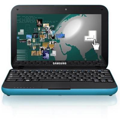 N310-13GMB Intel Atom N270 1.60GHz Netbook - 1GB RAm 160GB HDD 10.1 WSVGA LED Fast Ethernet 802.11b/g Bluetooth Webcam 6-cell Li-ion Mint Blue